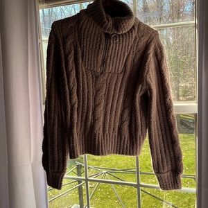 Jessica Simpson, Small, Blush Brown Turtleneck Sweater